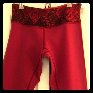 Lulu lemon workout capris size 8.